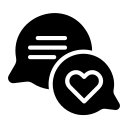 Drawing of speech bubbles