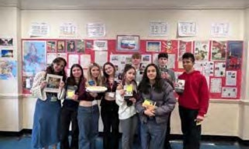 Students and their pancakes
