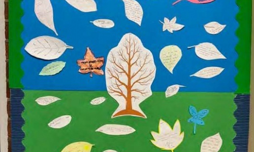 Kindness tree on the wall